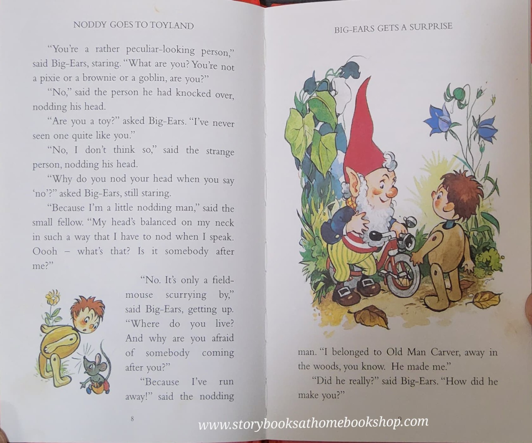 หนังสือนิทานปกแข็ง** 🍅🍓NODDY GOES TO TOYLAND BY ENID BLYTON