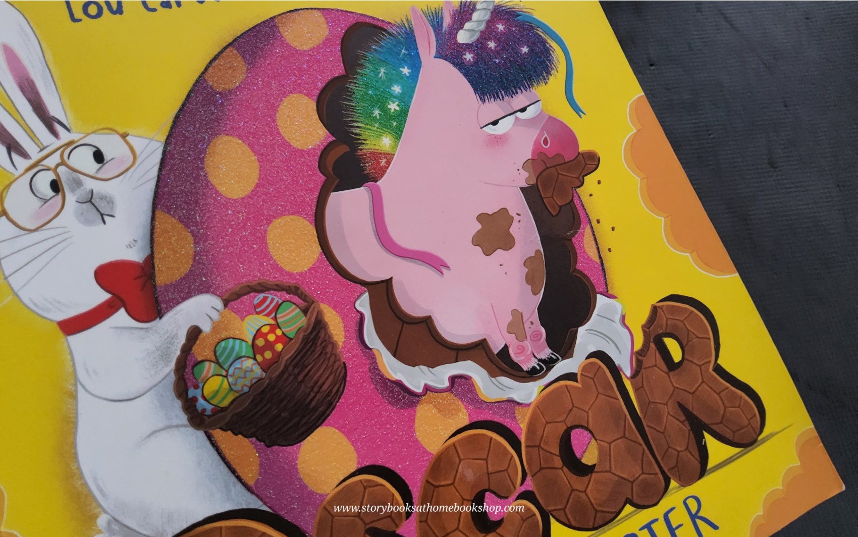 หนังสือนิทานปกอ่อน** 🍓🍓OSCAR THE HUNGRY UNICORN EATS FASTER🍅🍅