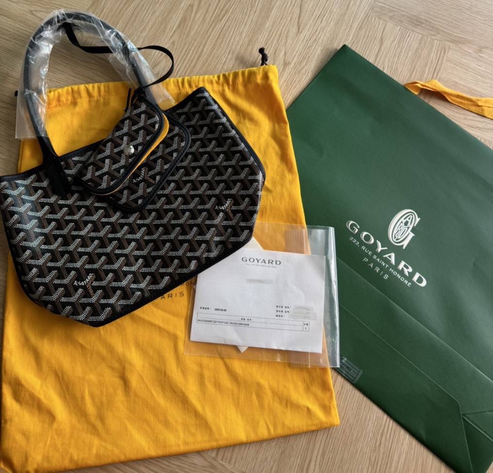 🖤🖤 New goyard mini anjou black อุปกรณ์ ครบ บิล ปี25 🖤🖤