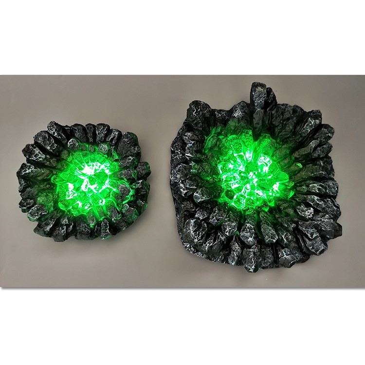 GK Resin Diorama magma burst light up งานเรซิ่น ฐานฉากแมกม่าระเบิด (ใหญ่21cm) (มีไฟ)สายUSB