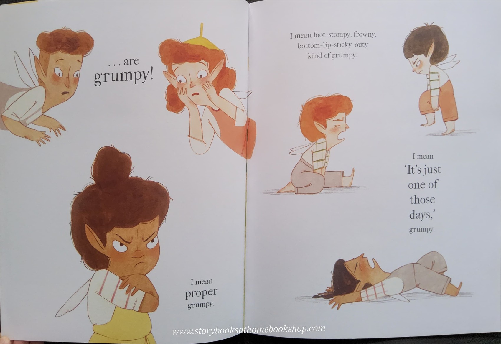 หนังสือนิทานปกอ่อน** 🍅🍓THE GRUMPY FAIRIES BY BETHAN STEVENS