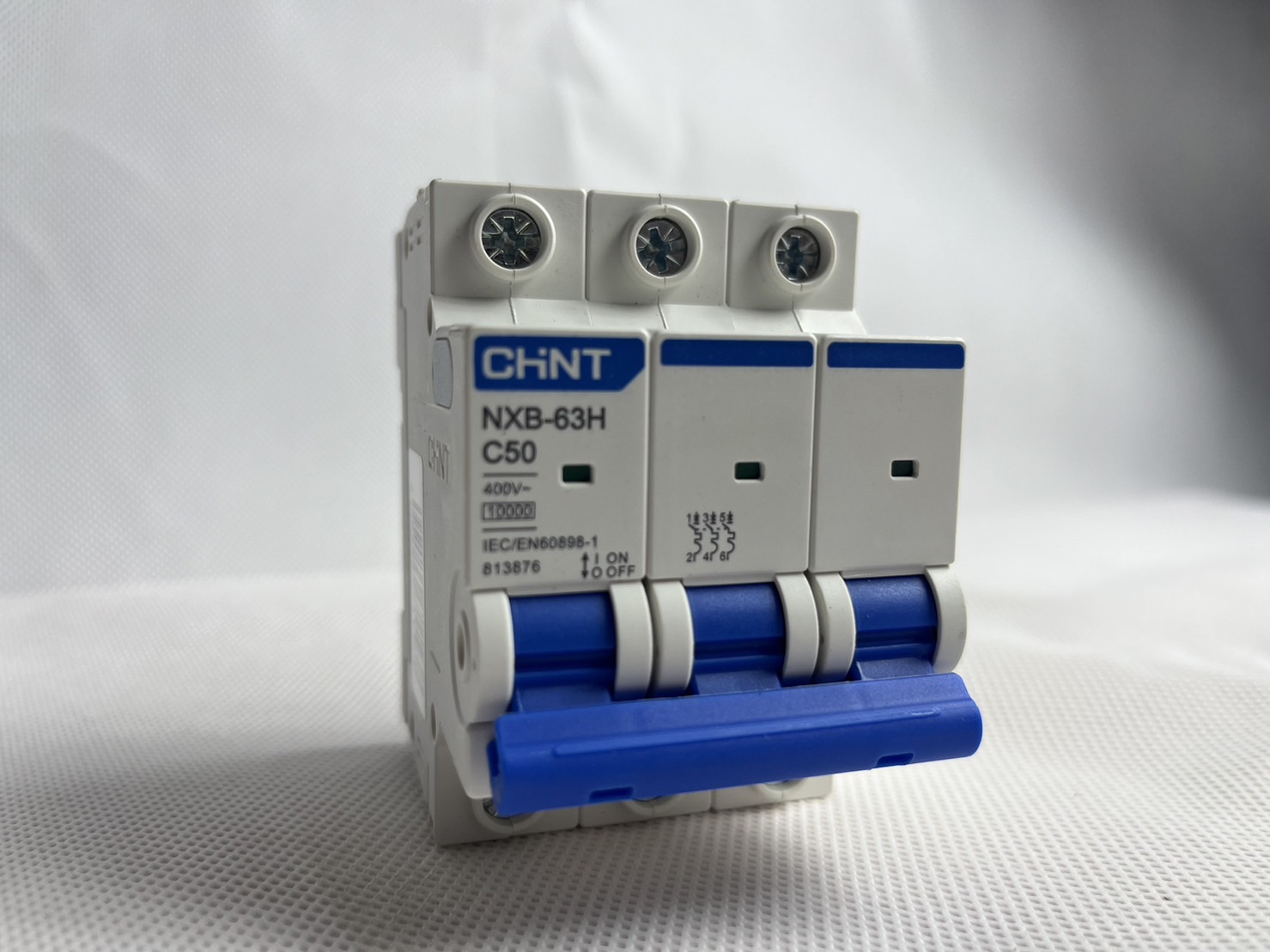 MCB เบรกเกอร์ขนาดเล็ก เบรกเกอร์ลูกย่อย Miniature Circuit Breakers 3P 50A (Ic10KA)
