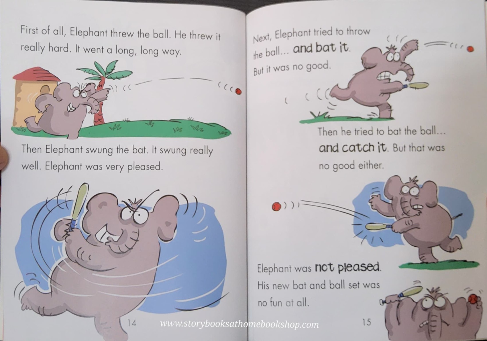 หนังสือนิทานปกอ่อน** 🍅🍅ELEPHANT LEARNS TO SHARE A BOOK ABOUT SHARING BY SUE GRAVES AND TREVOR DUNTON