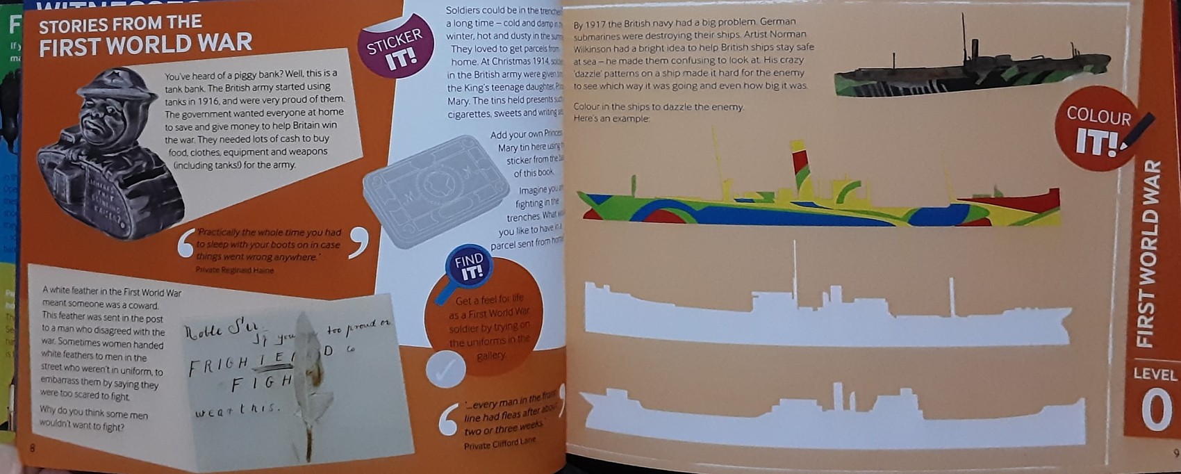 หนังสือนิทาน ความรู้ ปกอ่อน 🍅🍓EXPLORE A KID'S GUIDE IWM LONDON