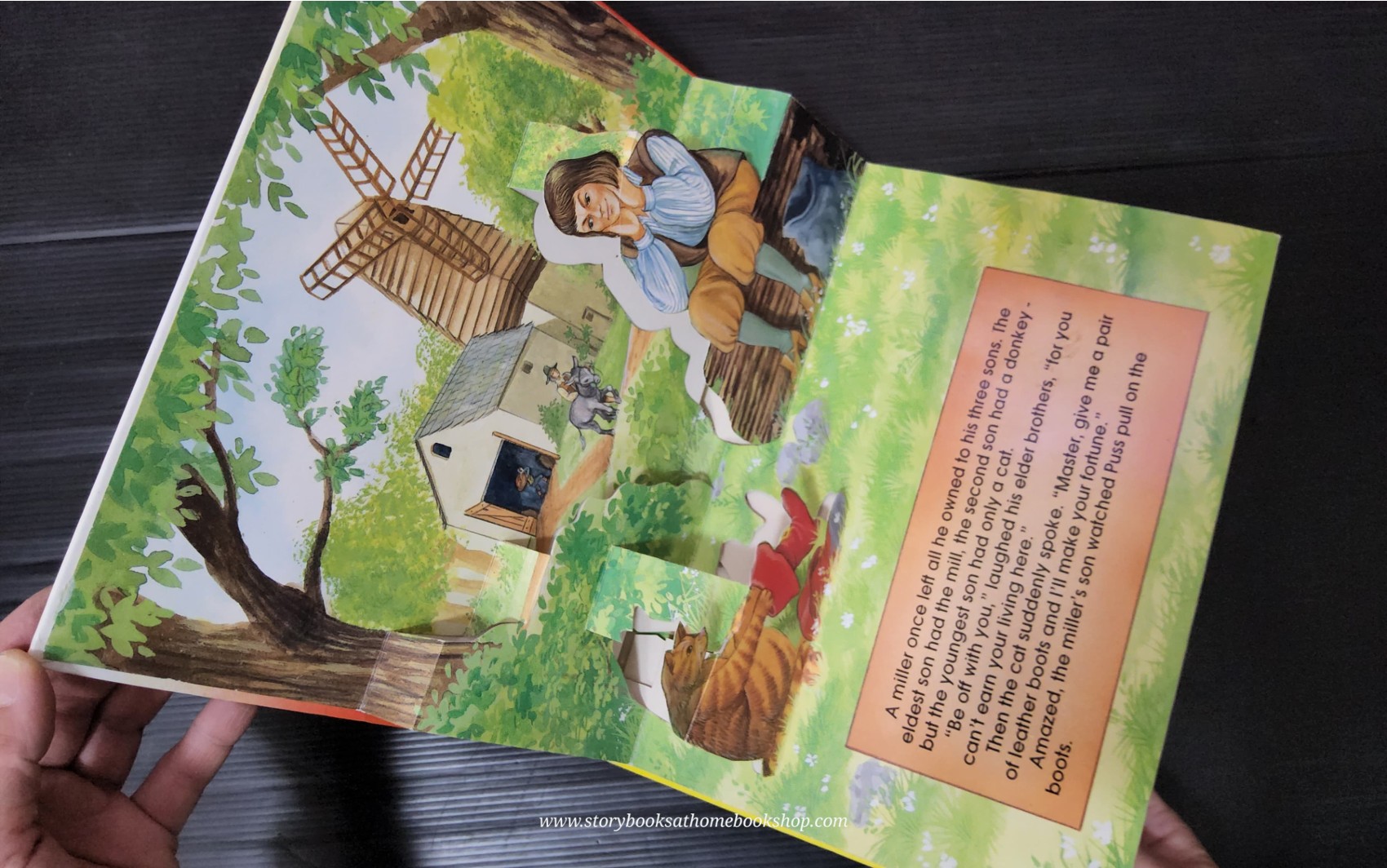 หนังสือนิทานปกแข็ง** 🍅🍓POP-UP PUSS IN BOOTS