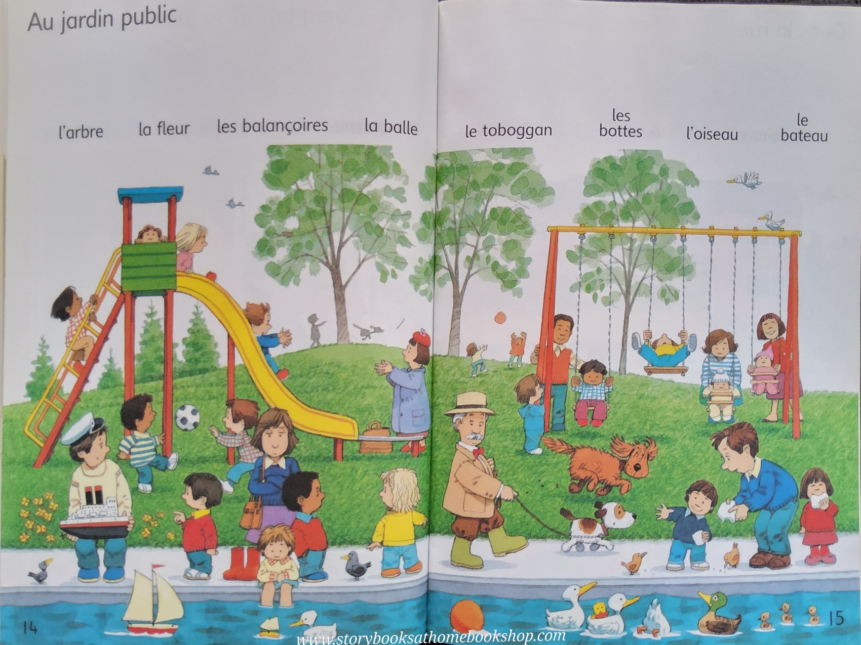 KNOWLEDGE BOOK** ♥️USBORNE FIRST HUNDRED WORDS IN FRENCH STICKER BOOK