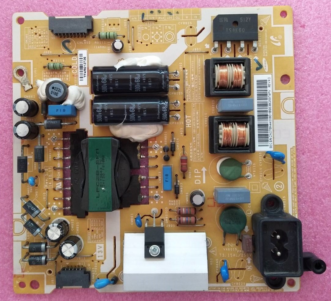 POWER SUPPLY SAMSUNG (ซับพลาย ซัมซุง) มือสองพร้อมใช้งาน รุ่น UA32J5500AK UA32J5100AK พาร์ท BN44-00801A BN44-00801B BN44-00801E BN94-09545A