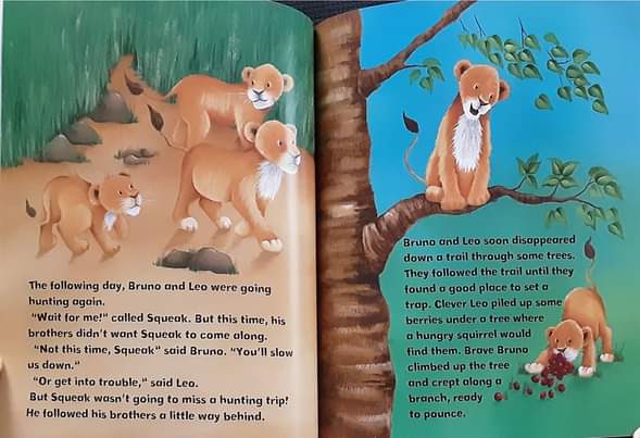 หนังสือนิทานปกอ่อน ** 🍅🍓 SQUEAK THE LION