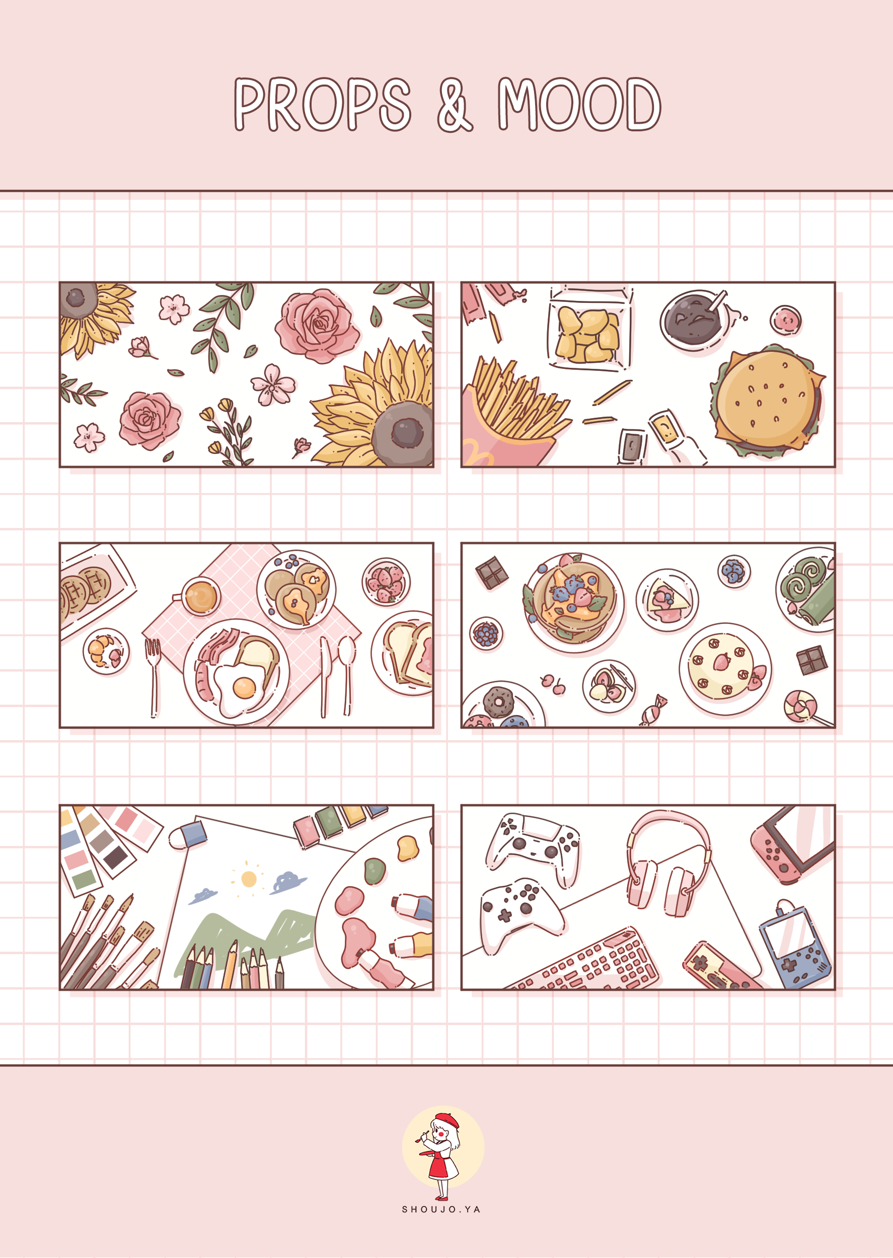 [Sticker] Props & Mood