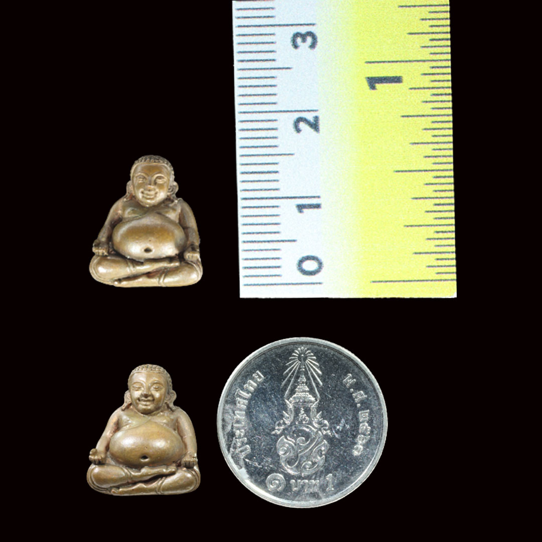 พระสังกัจจายน์รับทรัพย์ หลวงพ่อสาคร วัดหนองกรับ ปี54 เนื้อทองแดงอุดผง