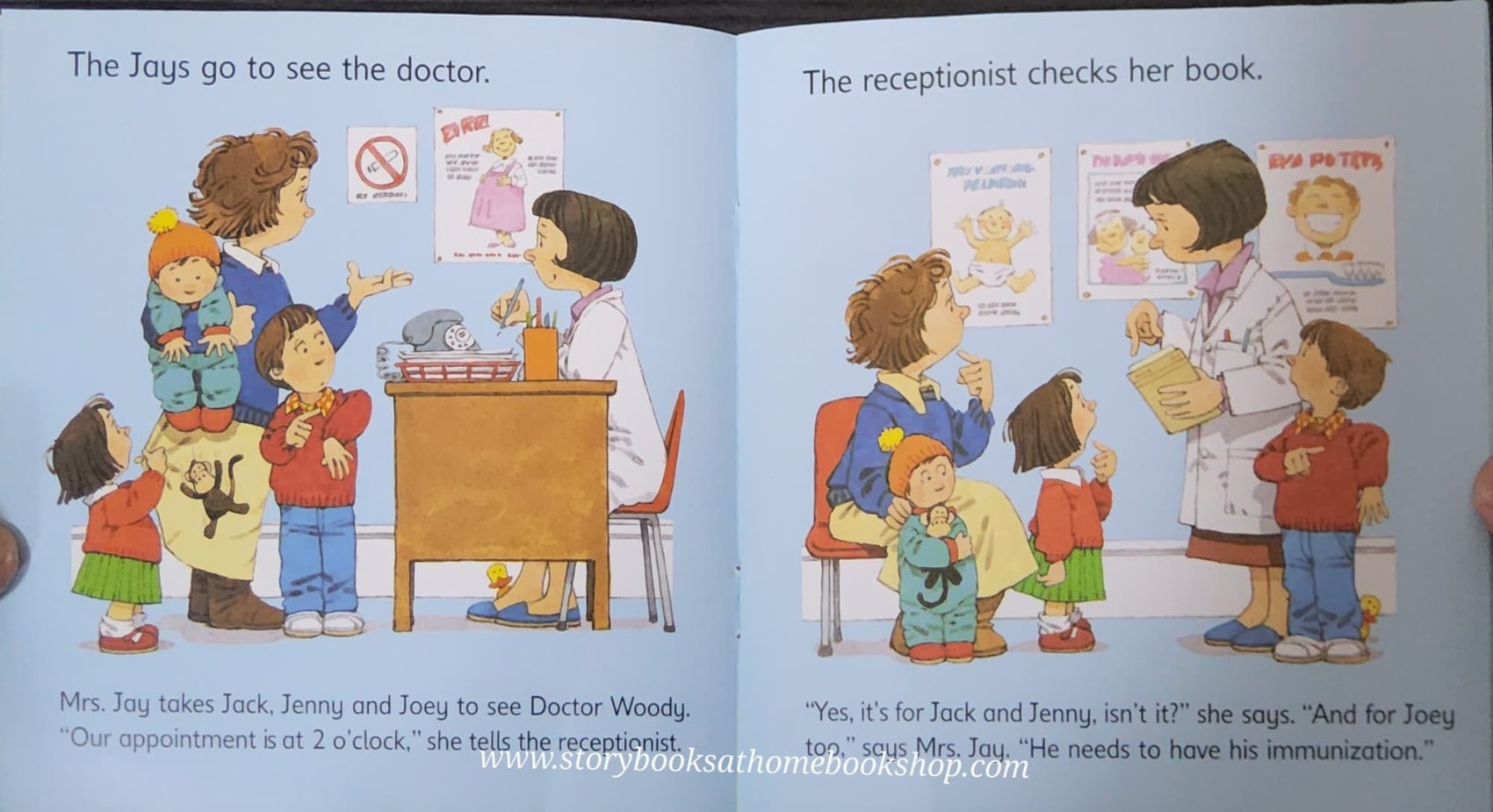 หนังสือนิทานปกอ่อน** ♥️USBORNE FIRST EXPERIENCES: GOING TO THE DOCTOR