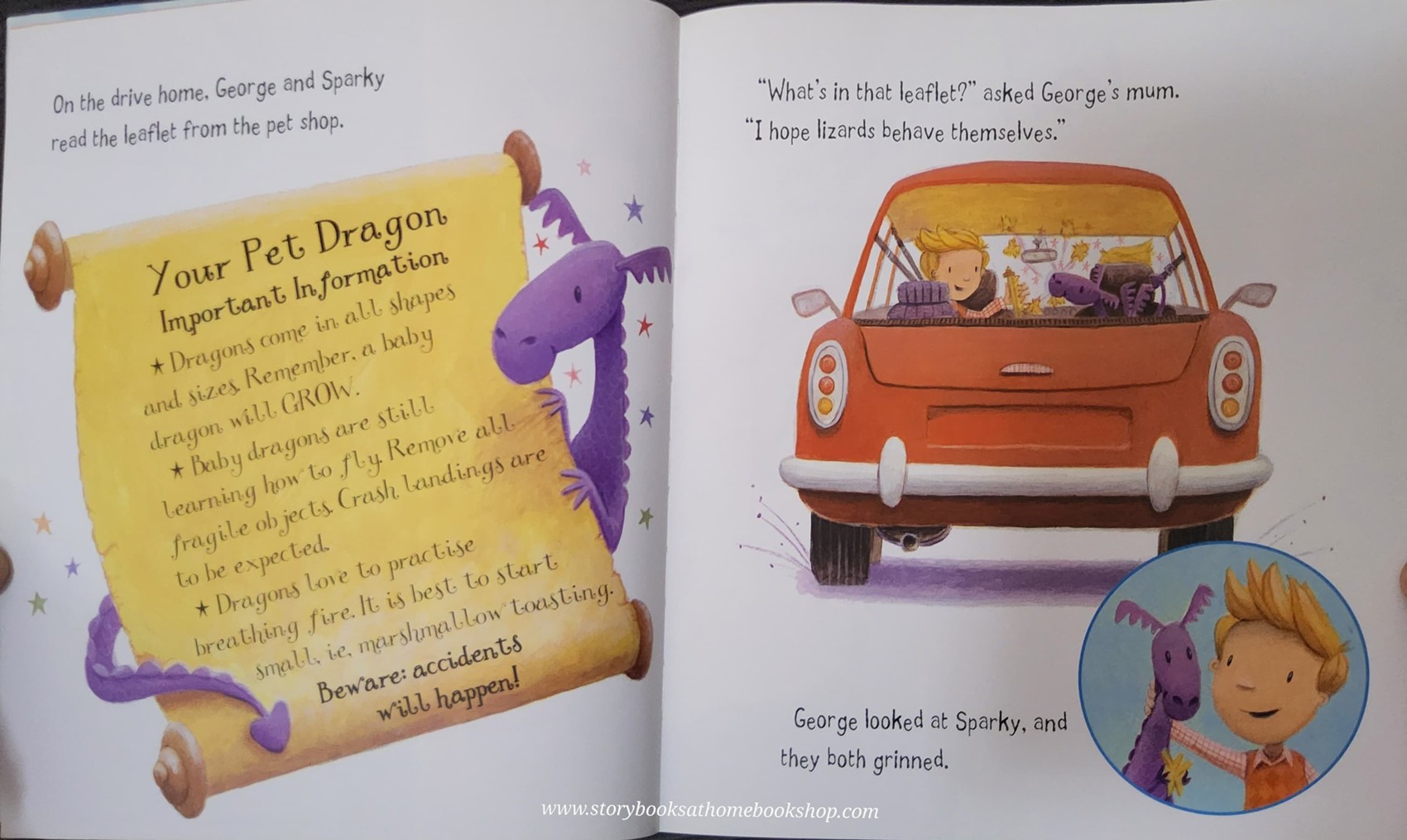 หนังสือนิทานปกอ่อน** 🍅GEORGE'S DRAGON BY CLAIRE FREEDMAN.RUSSELL JULIAN