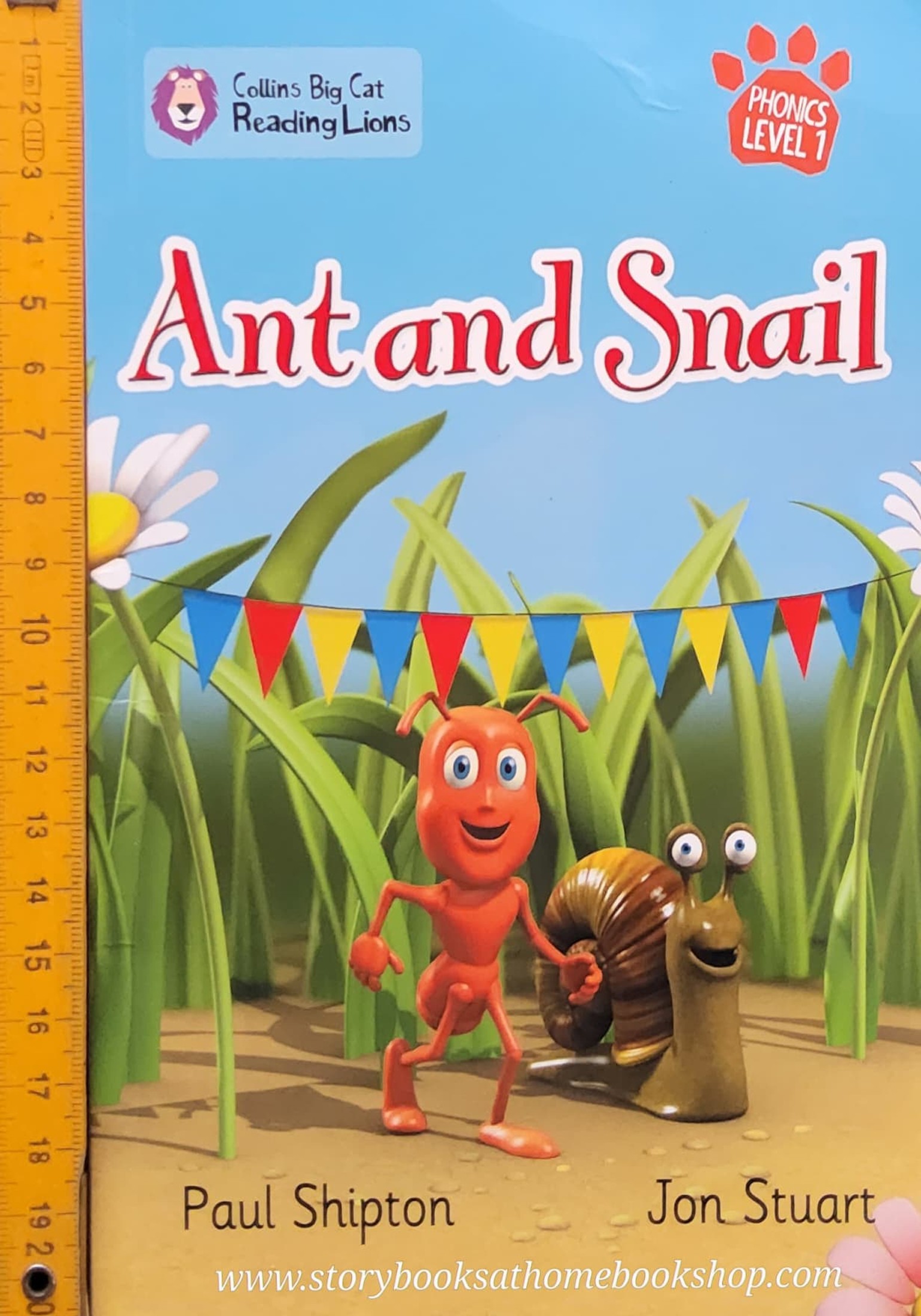 หนังสือนิทานปกอ่อน** 🍅🍓Collins Big Cat Reading Lions PHONICS L.1: Ant and Snail