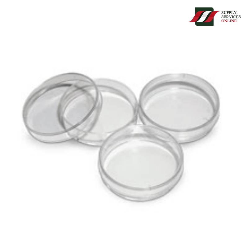 จานสำหรับเพาะเลี้ยงเชื้อพลาสติก ขนาด 90x15 มม. Sterile Petri Dishes 90x15 mm