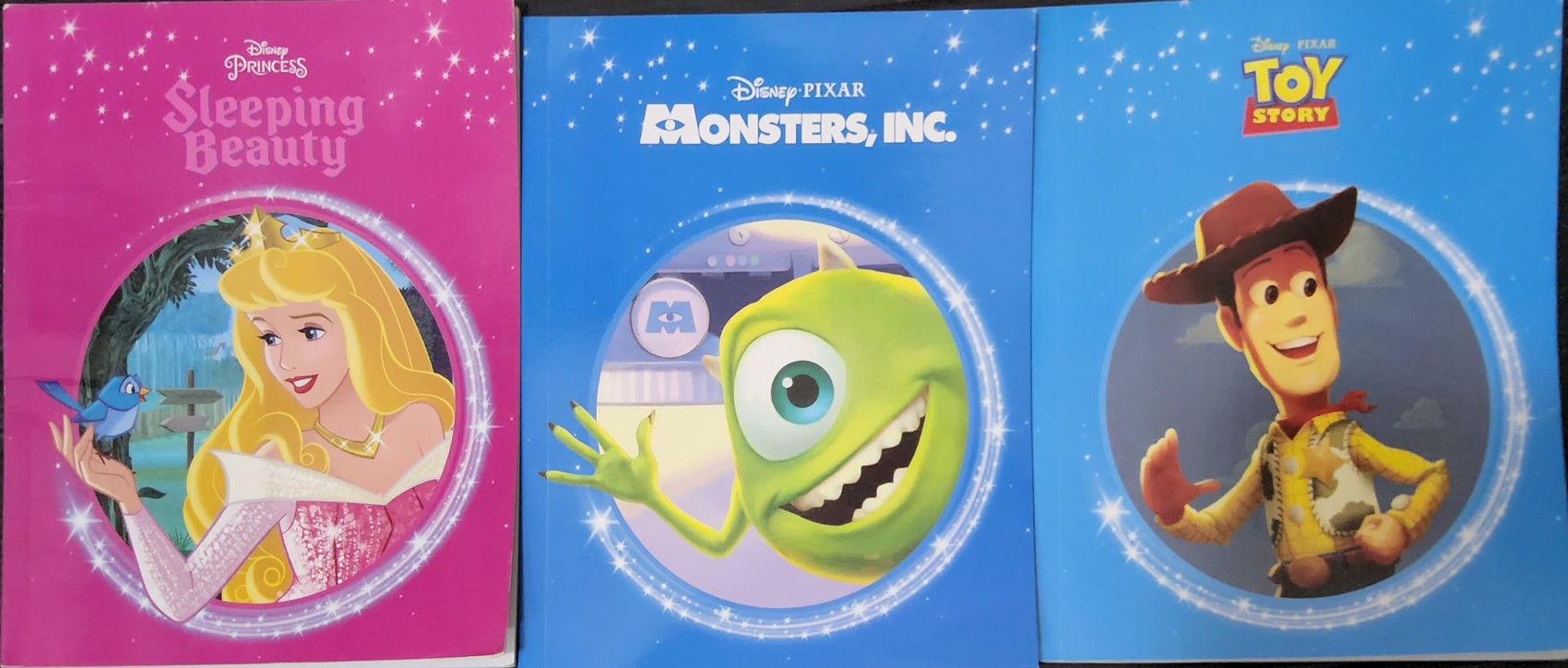 DISNEY 3 BOOKS @60