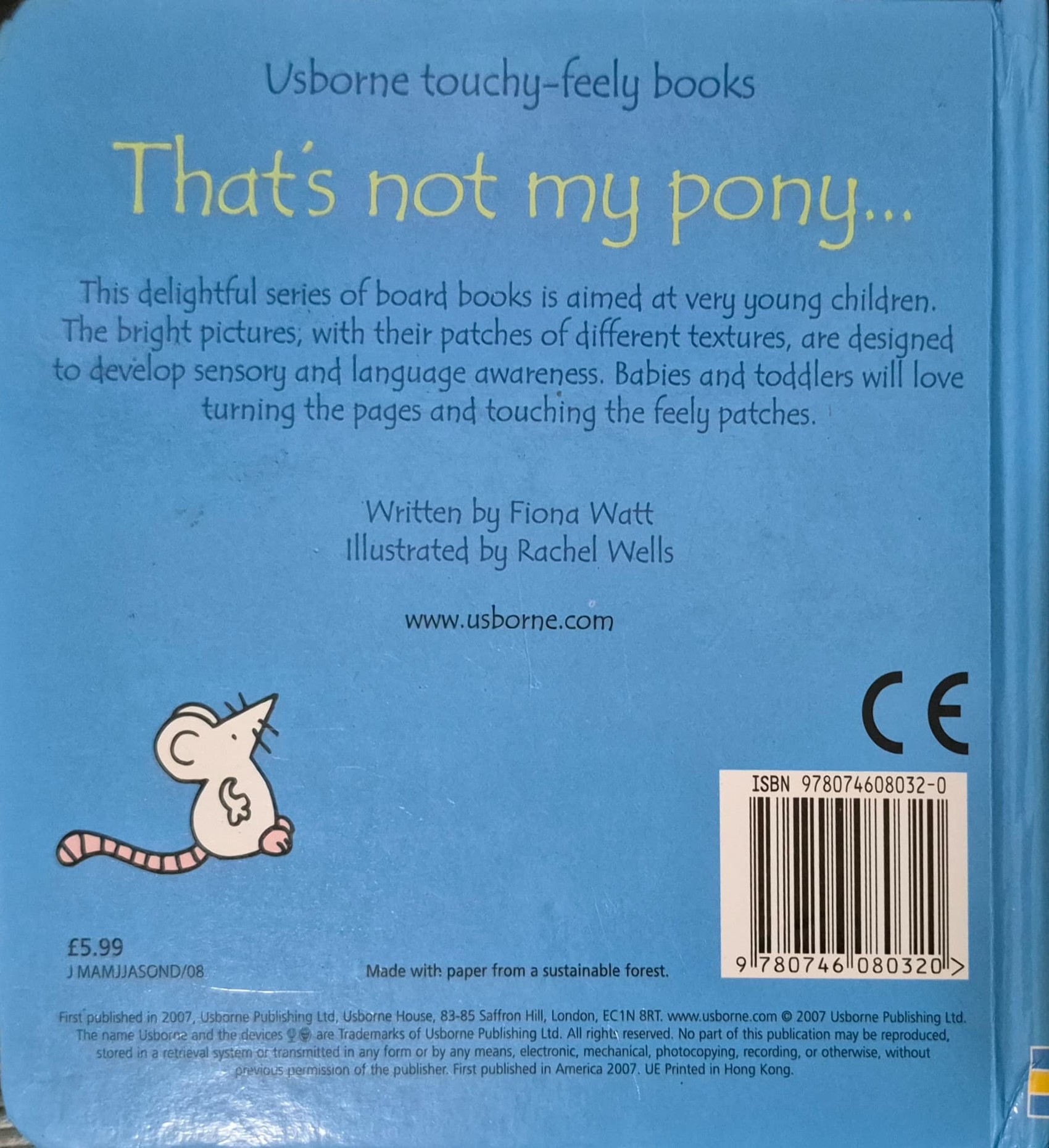 TOUCH AND FEEL BOARD BOOK** 🍅🍅THAT'S NOT MY PONY...