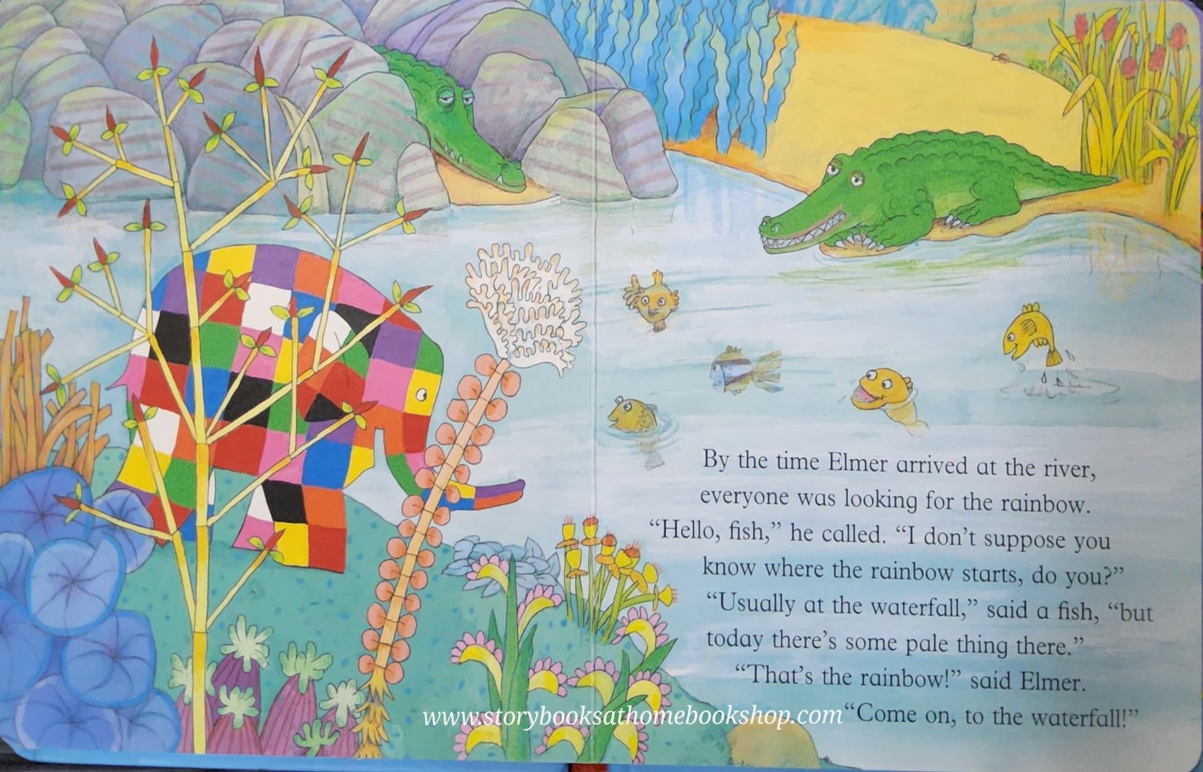 BOARD BOOK** 🍅🍓ELMER AND THE RAINBOW BY DAVID MCKEE