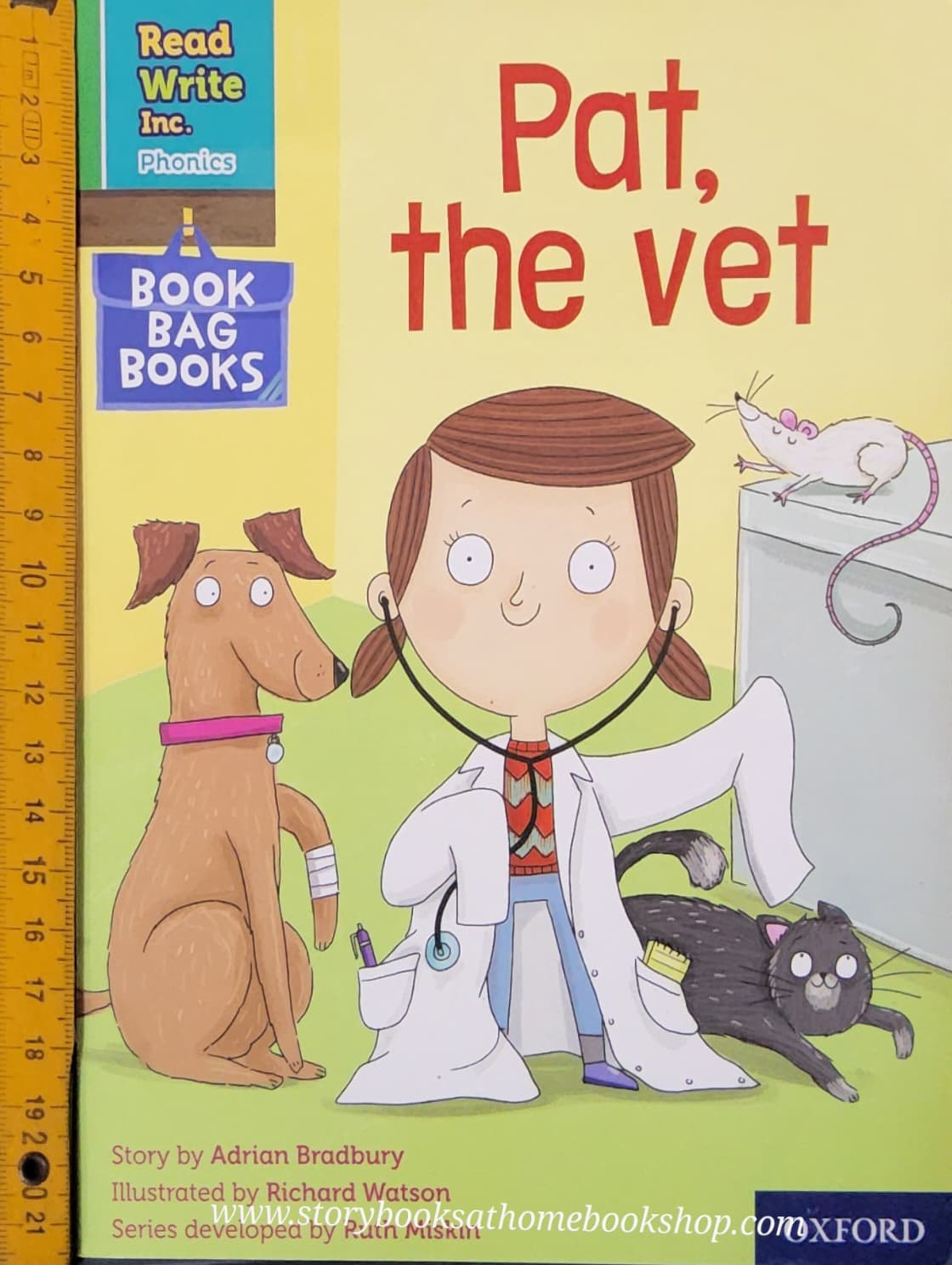หนังสือนิทานปกอ่อน** 🍅🍓READ WRITE Inc. BOOK BAG BOOKS PAT,THE VET (set1 book 2)