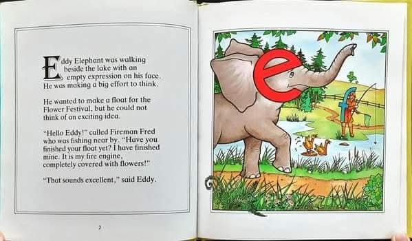 หนังสือนิทานปกแข็ง ** 🍅🍓Eddy Elephant and the Forest Fire