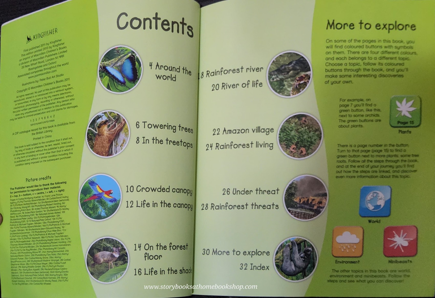 KNOWLEDGE BOOK** ð
ð
EXPLORERS RAINFORESTS