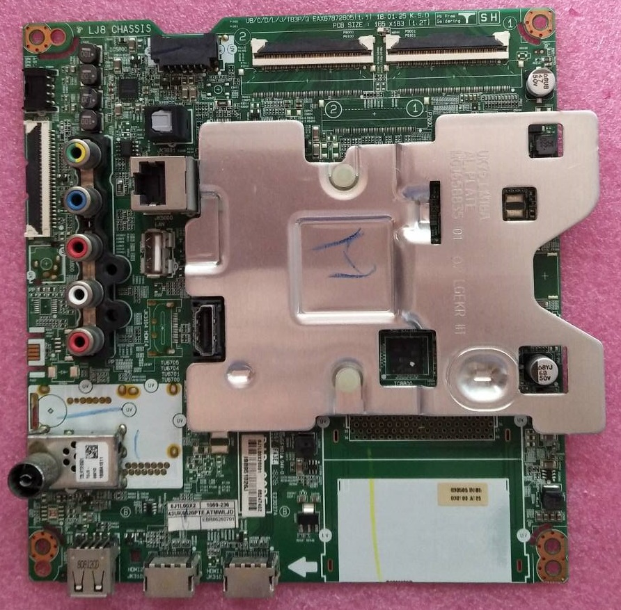 เมนบอร์ดทีวีแอลจี (Mainboard TV LG) ของแท้ถอดจากเครื่อง รุ่น 43UK6300PTE.ATMWLJD 43UK6320PTE.ATMWLJD 43UK6300PTE.ATMWLJD 43UK6320PTE.ATMWLJD