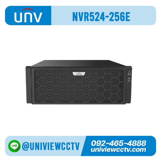 เครื่องบันทึก UNIVIEW รุ่น NVR524-256E จำนวน 256 ช่อง