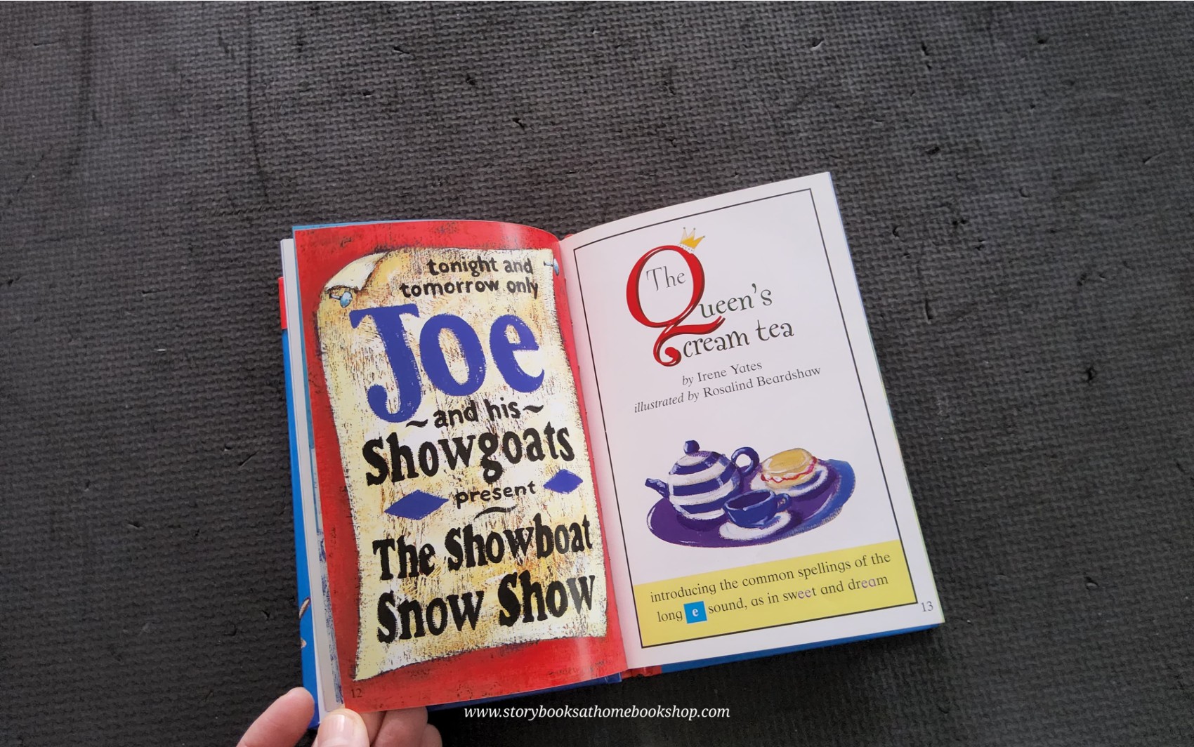 หนังสือนิทานปกแข็ง** ♥️PHONICS BOOK8:JOE'S SHOWBOAT