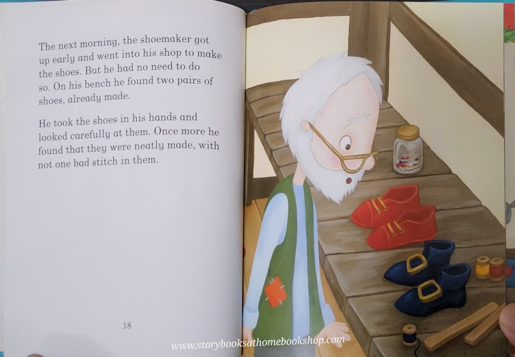 หนังสือนิทานปกแข็ง** 🍅🍓LADYBIRD TALES:THE ELVES AND THE SHOEMAKER