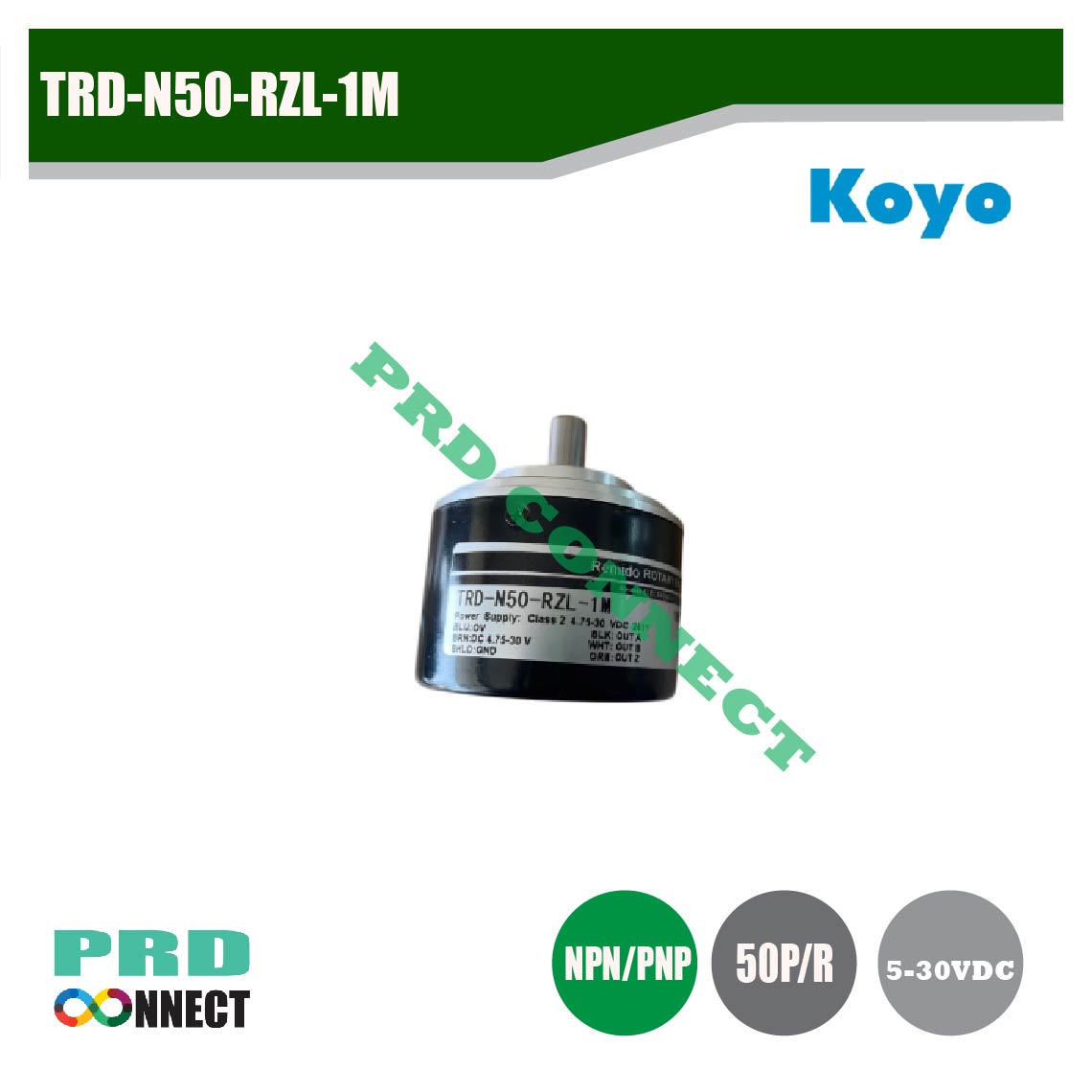 TRD-N50-RZL-1M, Koyo Rotary Encoder