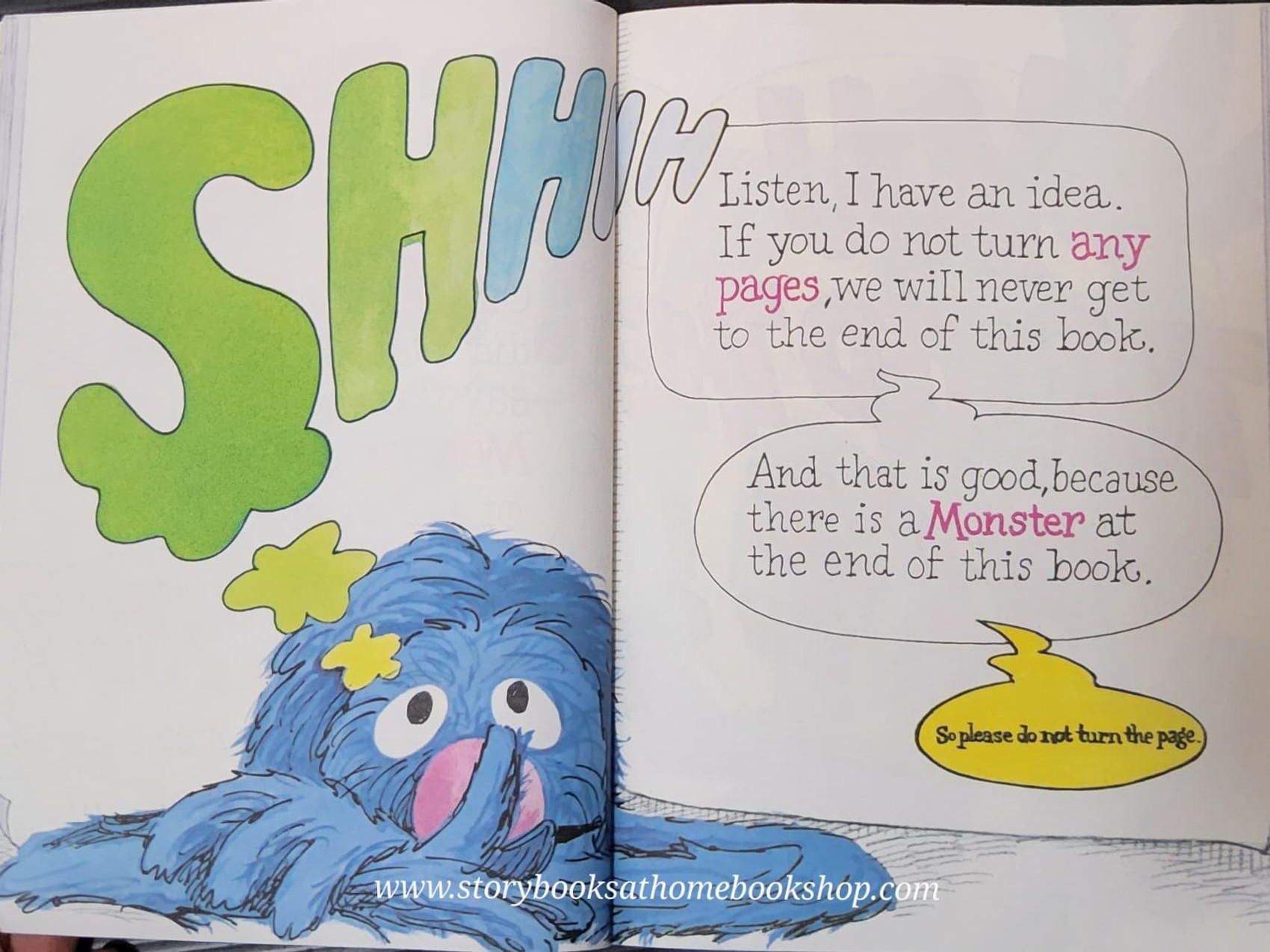 หนังสือนิทานปกแข็ง** 🍅🍓SESAME ST:THE MONSTER AT THE END OF THIS BOOK