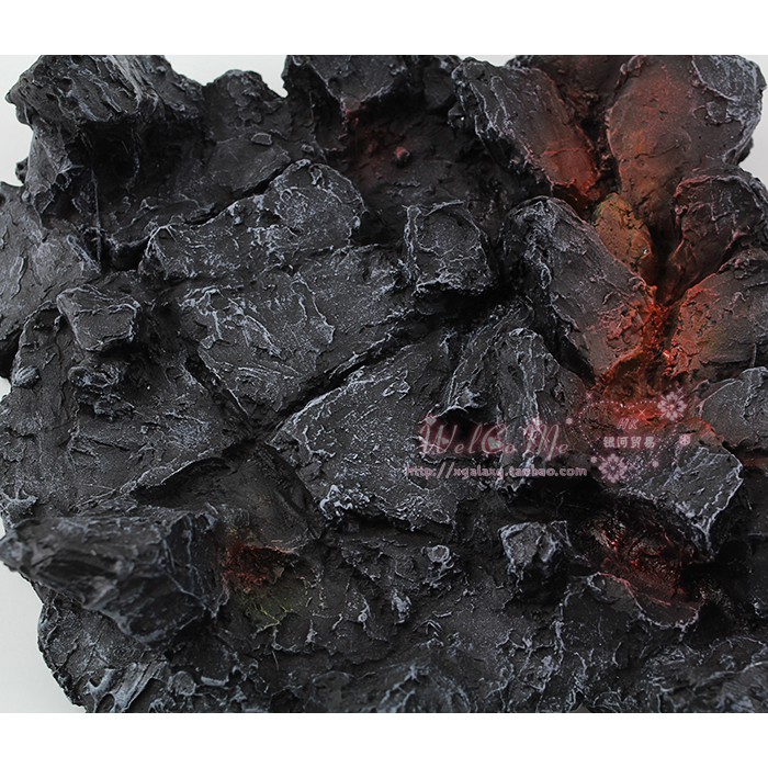 ฉากพื้นหินแตก ไดโอราม่า เรซิ่น GK Resin Diorama Ground Break