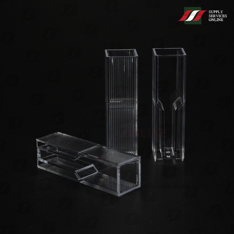 Semi Micro Cuvette 1.5ml. คิวเวต เนื้อ PS ขนาด 1.5มล.100 ชิ้น / 1 กล่อง!!!สินค้ามีจำนวนจำกัด 10 ชุดสุดท้าย!!!