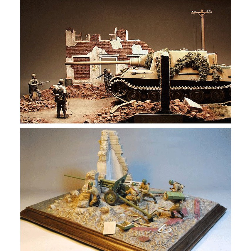 อิฐ ประกอบฉาก สร้างกำแพง โมเดล ฟิกเกอร์ Simulation Brick Model Figure 1/6 (20ก้อน)