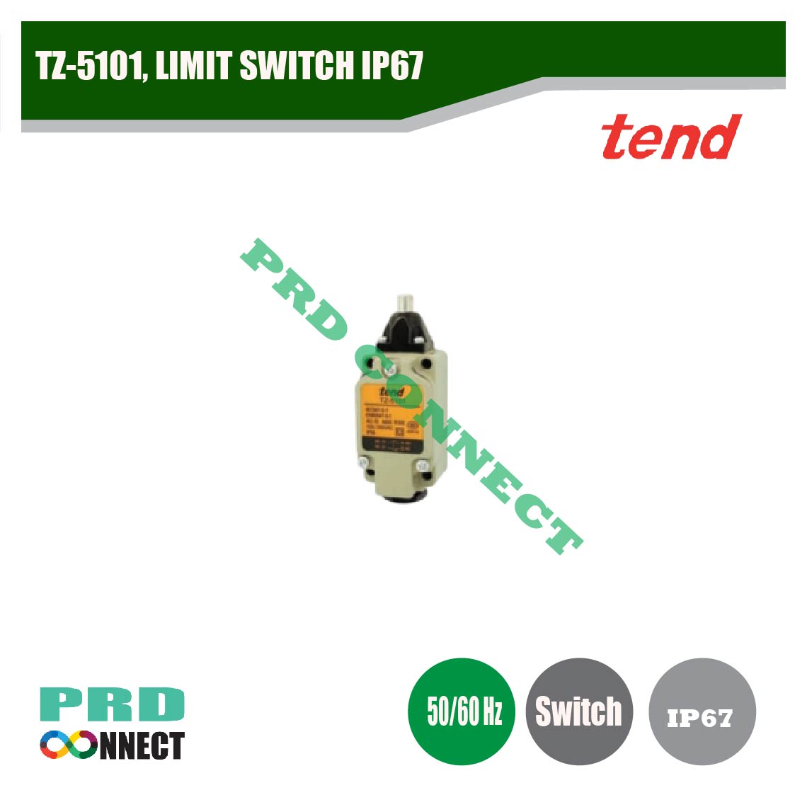 TZ-5101, LIMIT SWITCH IP67, TEND