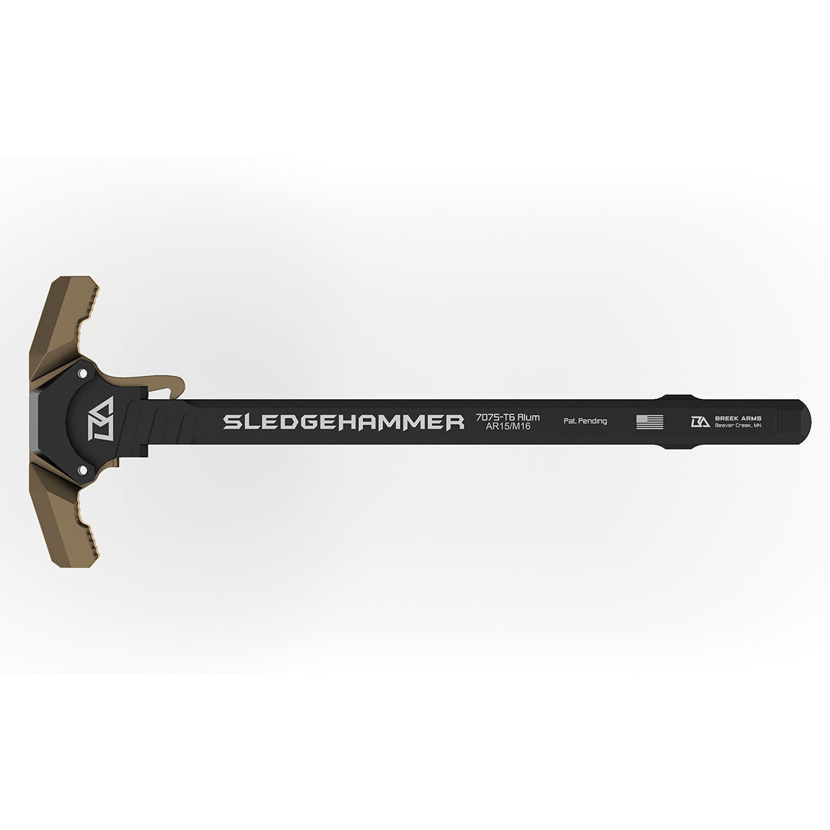 BREEK ARMS - AR15 SLEDGEHAMMER AMBI CHARGING HANDLE (สีFDE)