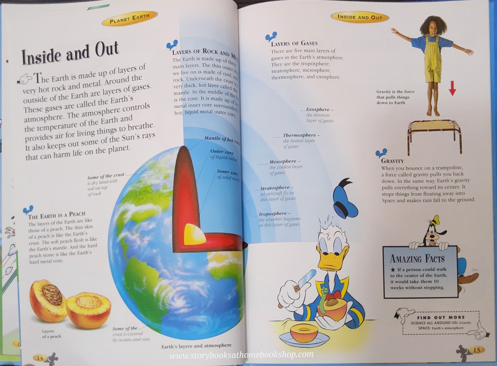 KNOWLEDGE BOOK** ð
ð
DISNEY PRESENT THE WONDERFUL WORLD OF KNOWLEDGE:PLANET EARTH