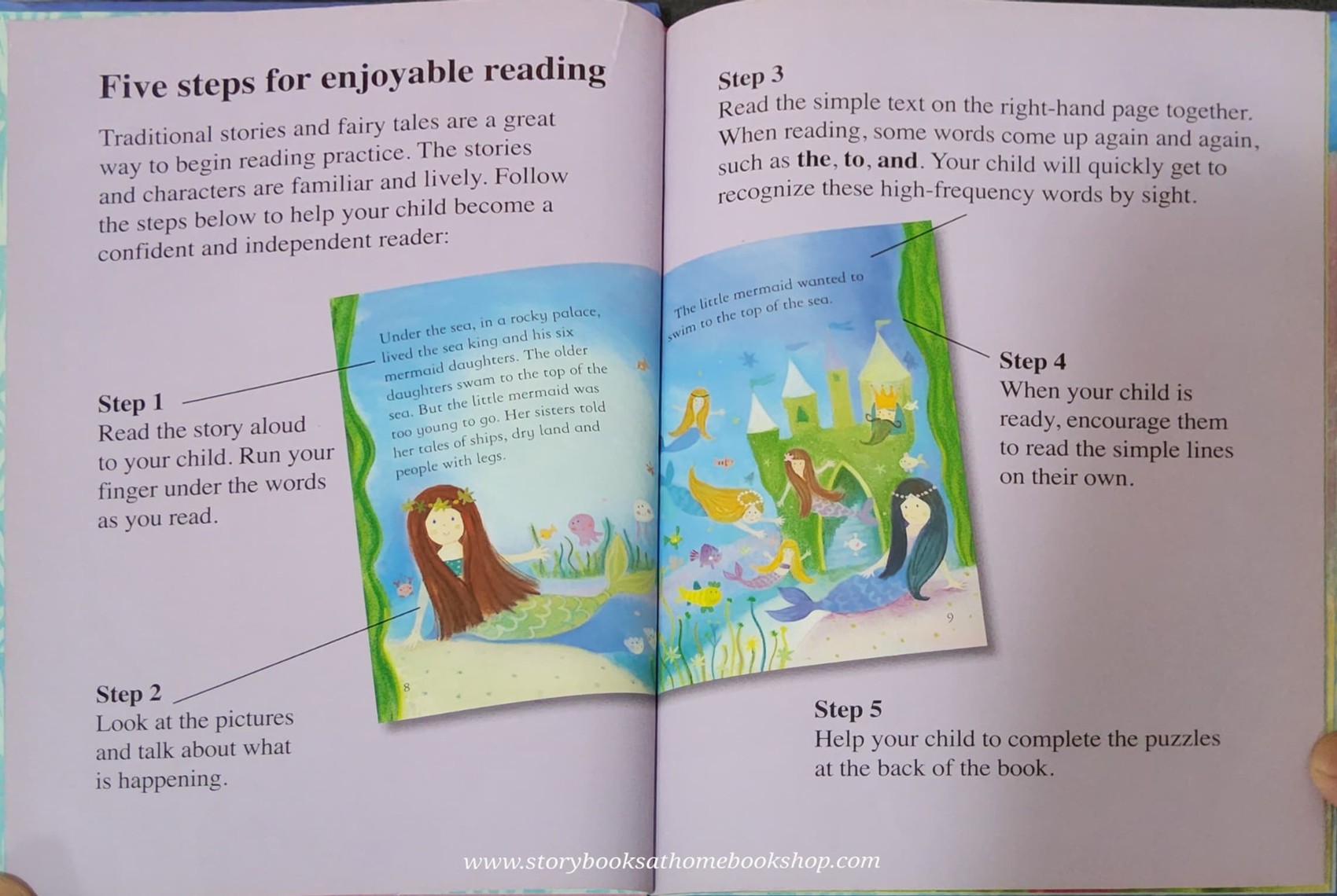 หนังสือนิทานปกแข็ง** 🍅🍓FIRST REASDERS:THE LITTLE MERMAID