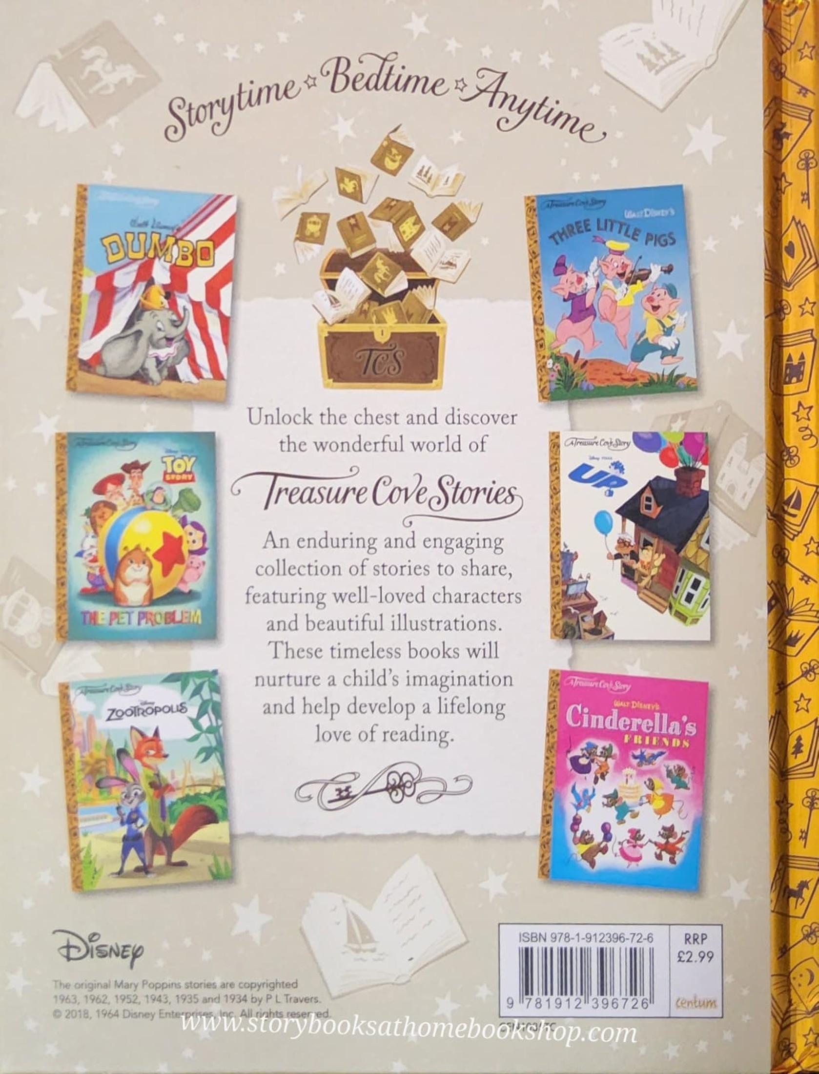หนังสือนิทานปกแข็ง** 🍅 🍅A TREASURE COVE STORY DISNEY'S MARY POPPINS