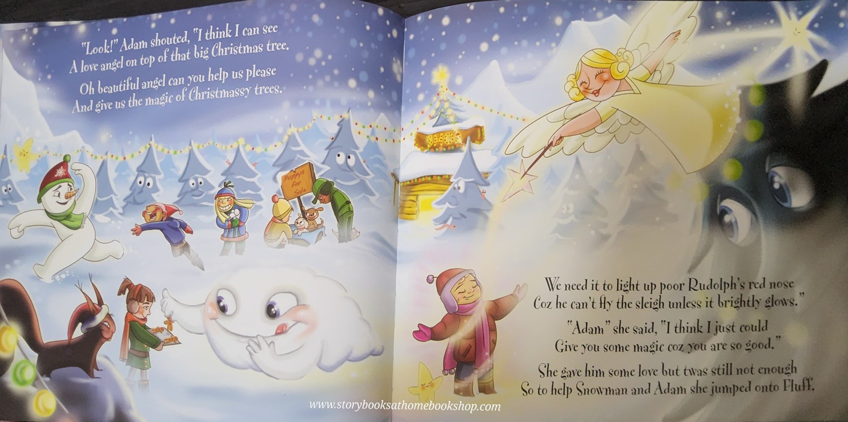 **หนังสือนิทานปกอ่อน** 🍓🍓ADAM'S SAVES CHRISTMAS BY BENJI BENNETT🍅🍅