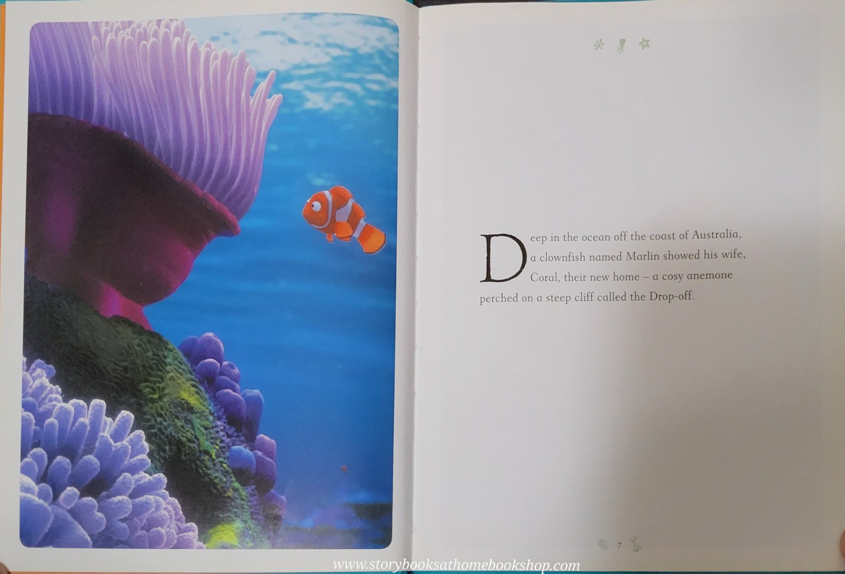 หนังสือนิทานปกแข็ง** 🍅🍓DISNEY PIXAR FINDING NEMO litten to read story