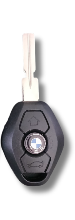 กรอบรีโมต BMW CAS2 3 ปุ่ม ร่องเลื้อยข้าง