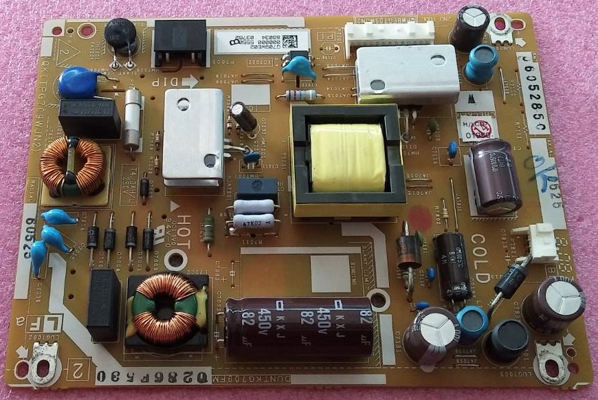 ซัพพลายทีวีชาร์ป SHARP อะไหล่แท้มือสองถอดจากเครื่อง ใช้กับรุ่น LC-32LE280X 2T-C32BD1X พาร์ท DUNTKG709FM02