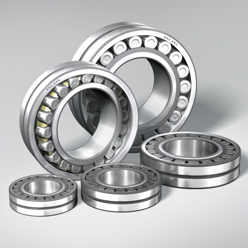 ตลับลูกปืนเม็ดโค้งสองแถว (Spherical roller bearing)