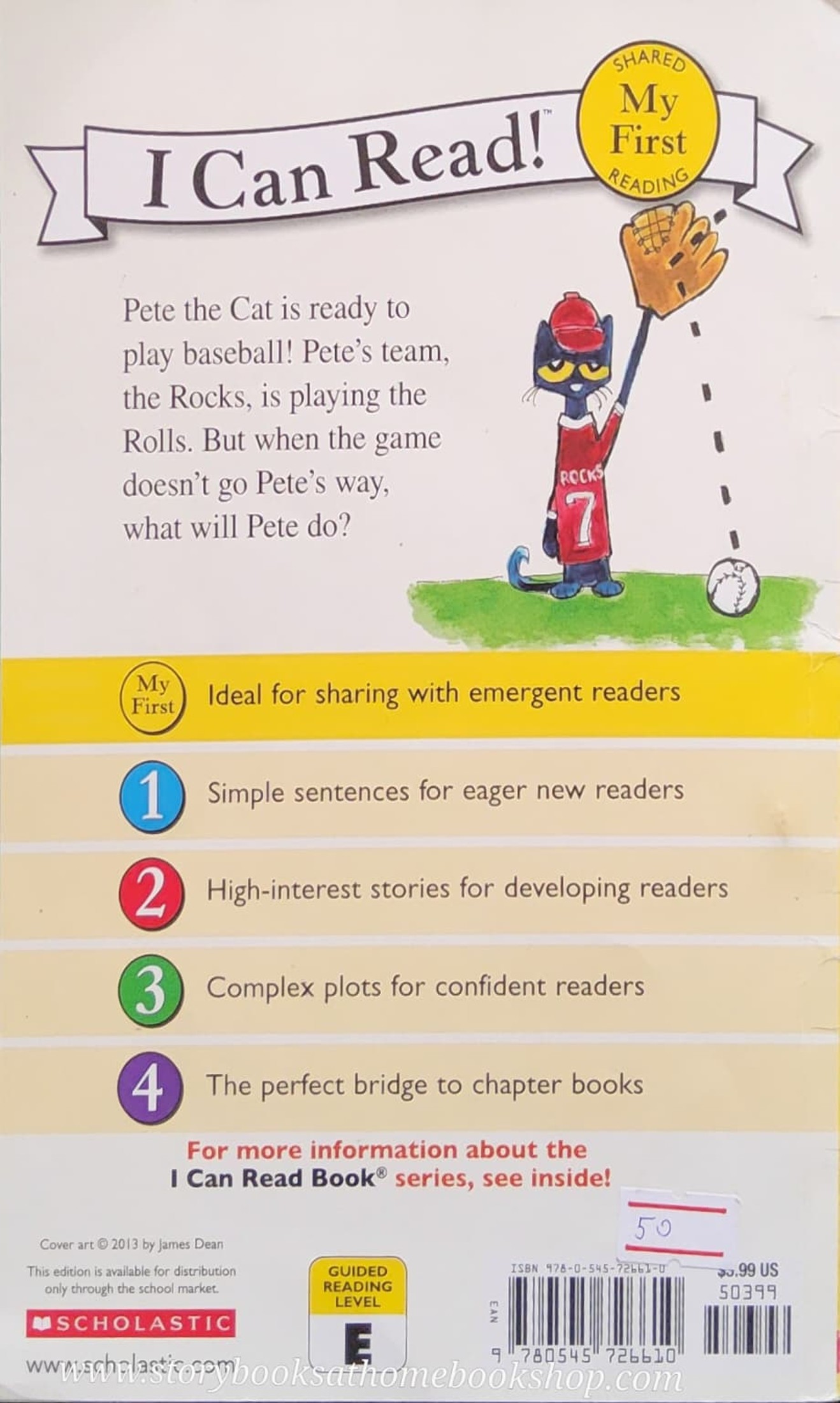 หนังสือนิทานปกอ่อน** 🍅🍓I CAN READ! PETE THE CAT PLAY BALL