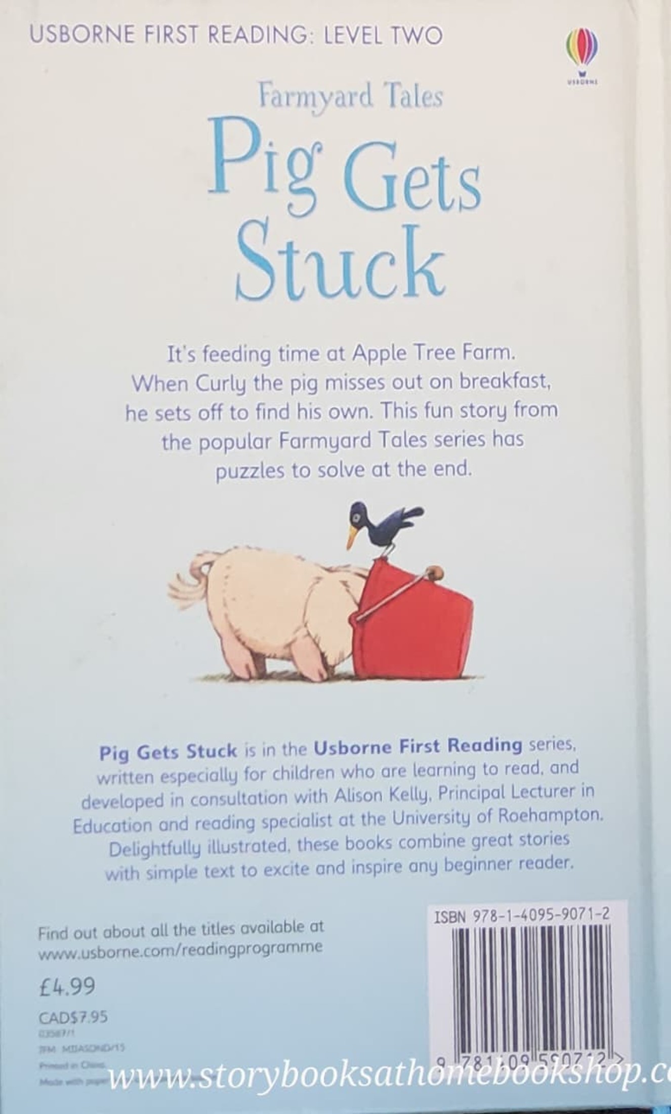 หนังสือนิทานปกแข็ง** ♥️USBORNE FIRST READING: FARMYARD TALES PIG GETS STUCK