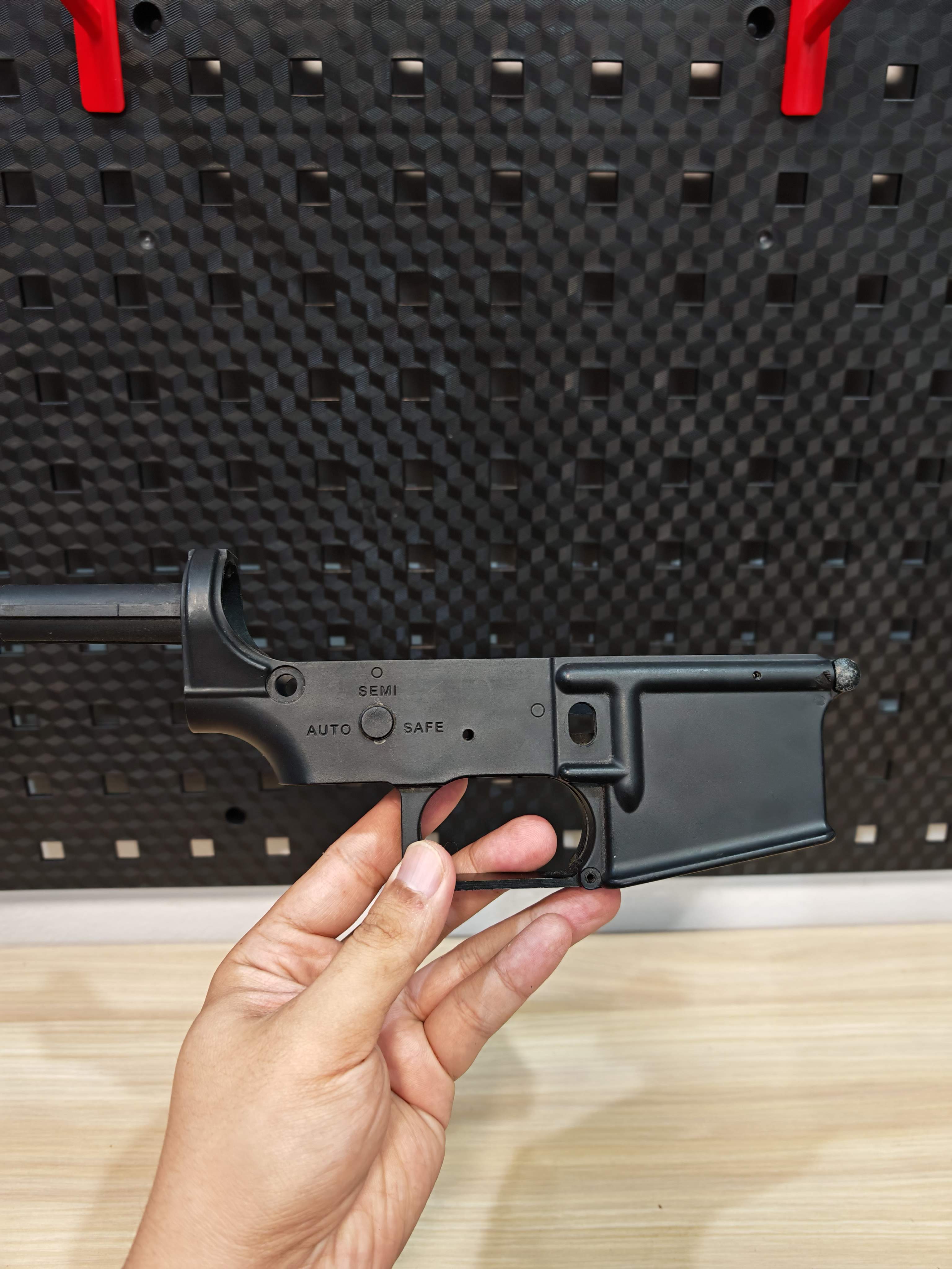 Lower Body ชุดล่าง Body M4 ไฟฟ้า ทุกรุ่น ABS ปรับโหมด หมุดล็อคชุดบนยังอยู่ มือสอง