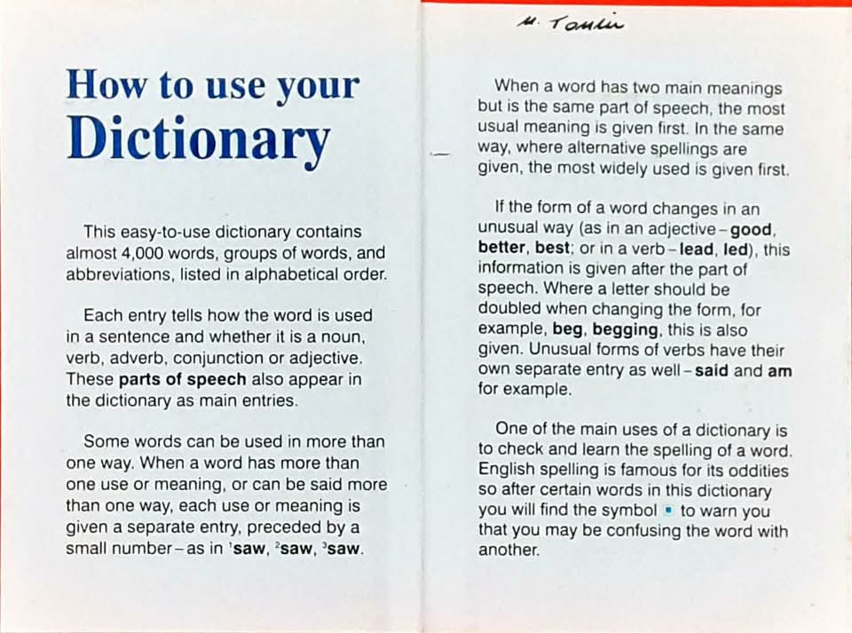 Knowledge Book ** ð
ð Ladybird Dictionary with Colour Illustrations