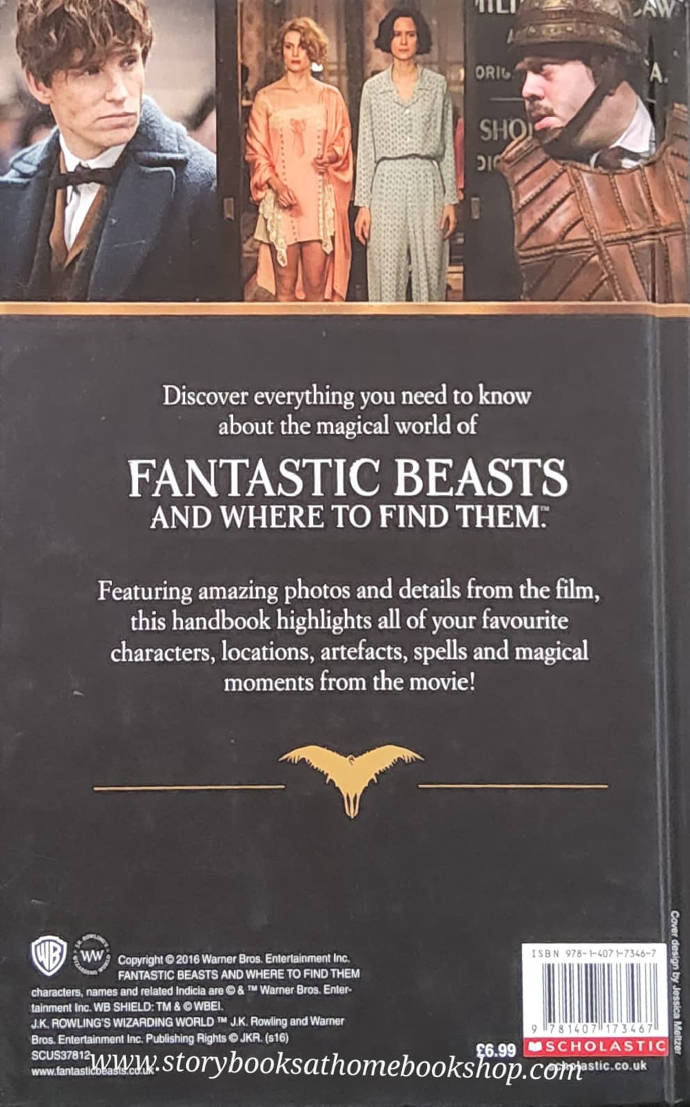 หนังสือปกแข็ง** 🍅🍓FANTASTIC BEASTS AND WHERE TO FINE THEM MAGICAL MOVIE HANDBOOK