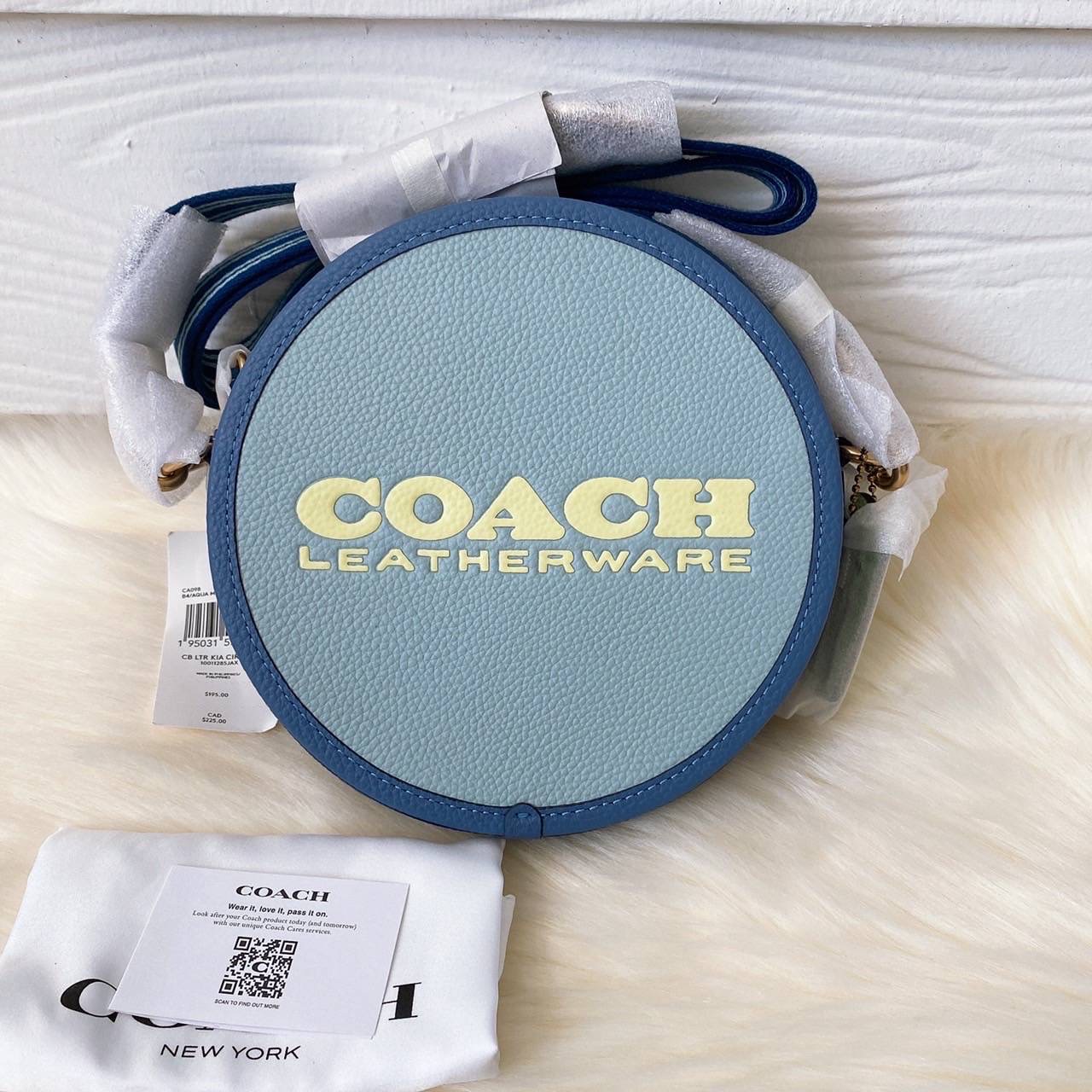 New Coach Kia Circle Bag In Colorblock - Coach