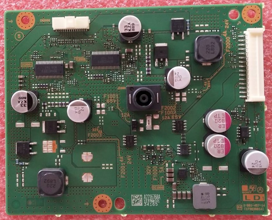 ไดร์ LED SONY (โซนี่) อะไหล่แท้/ของถอด ใช้กับรุ่น KD-43X7000F พาร์ทบอร์ด 1-981-457-14 /1-981-457-15